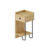 Hanah Home Sirius Left - Oak v2 Mesita de Noche Roble 32x61x30cm